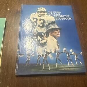 1980 Official Dallas Cowboys Bluebook hardbound